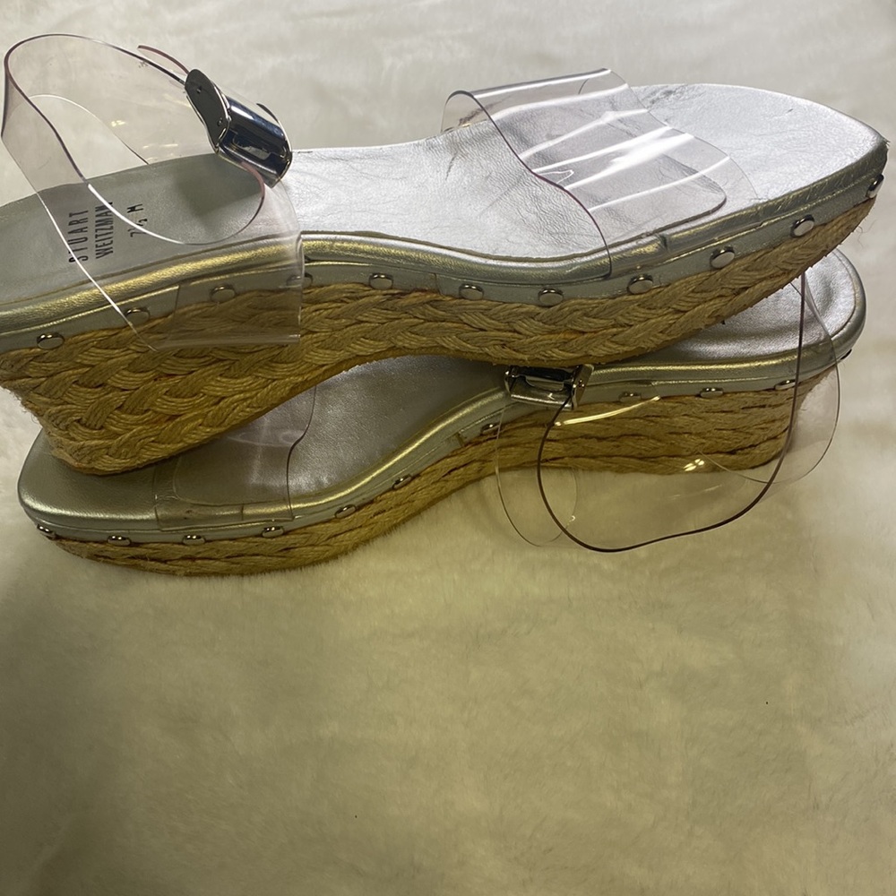Stuart Weitzman Clear Wedge - image 2